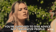 Give Advice Not Traumatize People Frustrated GIF