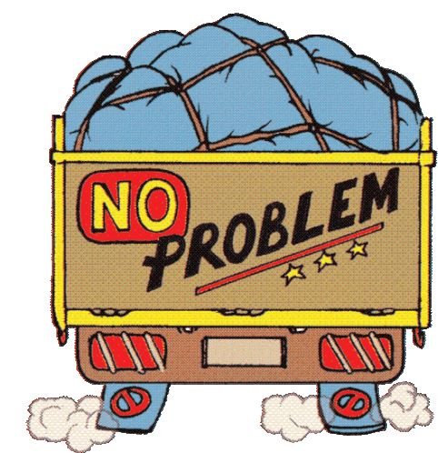 Back Of The Truck With The Saying No Problem Sticker - Moms Prayerson The Road No Problem Truck Stickers