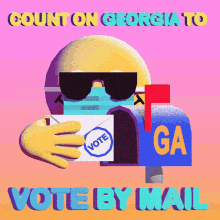 Count On Georgia To Vote By Mail Ga GIF - Count On Georgia To Vote By Mail Count On Georgia Ga GIFs