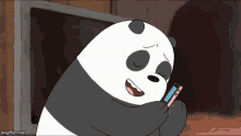 Panda Phone GIF
