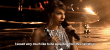 Taylor Swift I Would Very Much Like To Be Exclude From This Narrative GIF