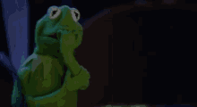 La Rana Rene Agobiada GIF - The Muppets Kermit The Frog Smh GIFs