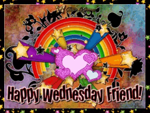 Happy Wednesday Happy Wednesday Friend GIF - Happy Wednesday Happy Wednesday Friend Rainbow GIFs