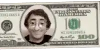 a hundred dollar bill with a picture of a man on it