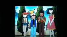 Seems Like Playing With Children Helps The Pokemon Relax  GIF - Pokemon Anime Cartoons GIFs