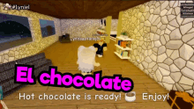El Chocolate Ya Esta Listo Hot Chocolate GIF