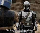 One Does Not Speak Mendalorian GIF - One Does Not Speak Mendalorian GIFs