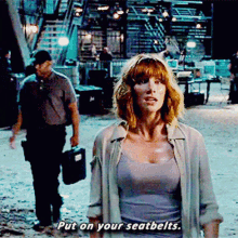 Jurassic World Claire Dearing GIF - Jurassic World Claire Dearing Put On Your Seatbelts GIFs