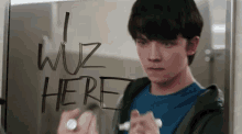 I Wuz Here GIF - The Space Between Us Asa Butterfield Gardner GIFs