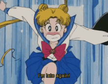 Sailor Moon Is Late - Late GIF - Late GIFs