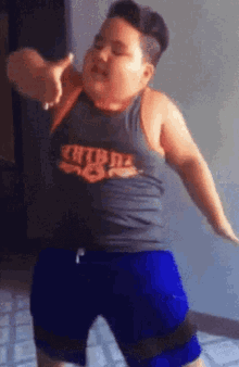 Fat Boy Dancing Groovy GIF - Fat Boy Dancing Groovy Groove GIFs