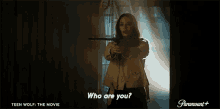 Who Are You Allison Argent GIF - Who Are You Allison Argent Teen Wolf The Movie GIFs