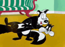 Kiss Looney Tunes GIF - Kiss Looney Tunes Pepe Le Pew GIFs