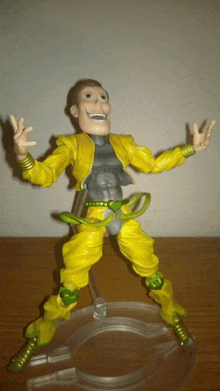 a toy that looks like woody from toy story standing on a table