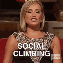 Social Climbing Real Housewives Of New York GIF - Social Climbing Real Housewives Of New York Social Climber GIFs