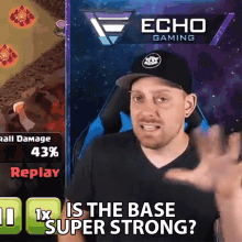 Is The Base Super Strong Echo Gaming GIF - Is The Base Super Strong Echo Gaming Strong Defense GIFs