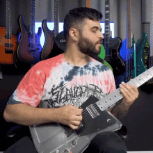 Head Banging Andrew Baena GIF - Head Banging Andrew Baena Guitar Shredding GIFs