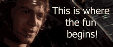 This Is Where The Fun Begins Star Wars GIF - This Is Where The Fun Begins Star Wars Fun Begins GIFs