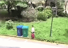School Boy Trash GIF - School Boy Trash Garbage GIFs