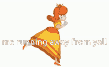 Princess Daisy Running GIF - Princess Daisy Running Princess Daisy Run GIFs