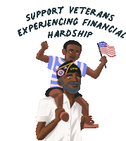 Support Veterans Experiencing Financial Hardship Support Our Troops Sticker - Support Veterans Experiencing Financial Hardship Support Our Troops Veterans Of Color Stickers