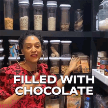 Filled With Chocolate Tia Mowry GIF - Filled With Chocolate Tia Mowry Good Housekeeping GIFs