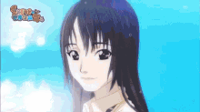 a cartoon of a girl with the word spring on the bottom left