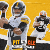 Cleveland Browns Vs. Pittsburgh Steelers Pre Game GIF - Nfl National Football League Football League GIFs
