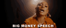 Big Money Speech Dani Leigh GIF - Big Money Speech Dani Leigh Monique GIFs