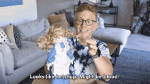 Looks Like Ketchup Might Be Blood GIF - Looks Like Ketchup Might Be Blood Dollar Bills GIFs