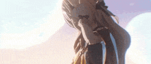 a close up of a person 's face with the sun shining on it .