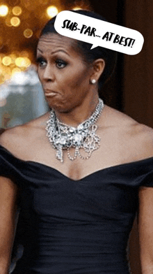 Not Bad Michelle Obama GIF - Not Bad Michelle Obama Good Try GIFs
