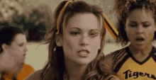 Danneel Ackles Punch GIF - Danneel Ackles Punch Fired Up GIFs