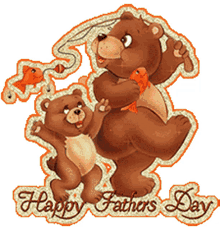 happy fathers day i love dad fishing rod fish bears