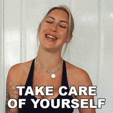 Take Care Of Yourself Tracy Kiss GIF - Take Care Of Yourself Tracy Kiss Put Yourself First GIFs