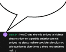 a speech bubble with a smiley face and the words " hola zhain " on it