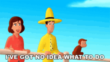 Ive Got No Idea What To Do Curious George GIF