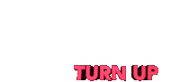 Turn Up Party Sticker - Turn Up Party Lit Stickers