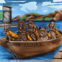 dogs coloring color therapy search and rescue