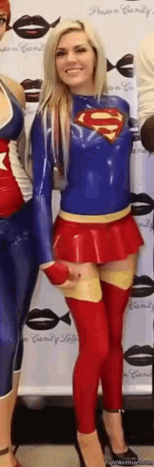 Supergirl Latex GIF - Supergirl Latex Cosplay GIFs