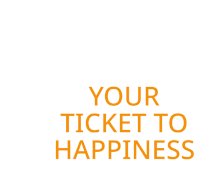 Ticket Ticket To Happiness Sticker - Ticket Ticket To Happiness Happiness Stickers