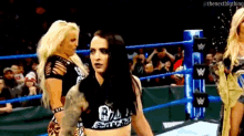 Liv Morgan Ruby Riott GIF - Liv Morgan Ruby Riott What The Fuck GIFs