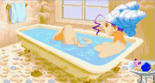 Rose Bath GIF