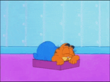 Garfield Odie GIF - Garfield Odie Sleepwalk GIFs