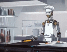 Cooking Overwatch GIF - Cooking Overwatch Omnic GIFs
