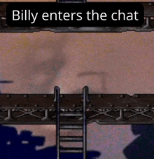 billy enters the chat on a screen with a teddy bear
