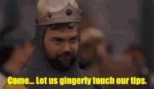 Monty Python Touch Tips GIF - Monty Python Touch Tips Gingerly GIFs