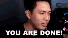 You Are Done Zedelicious GIF - You Are Done Zedelicious Tapos Ka GIFs