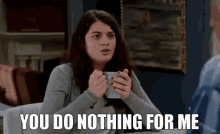Undisturbed GIF - You Do Nothing For Me Nothing Unimpressed GIFs