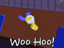 Woo Homer Simpson GIF - Woo Homer Simpson The Simpsons GIFs